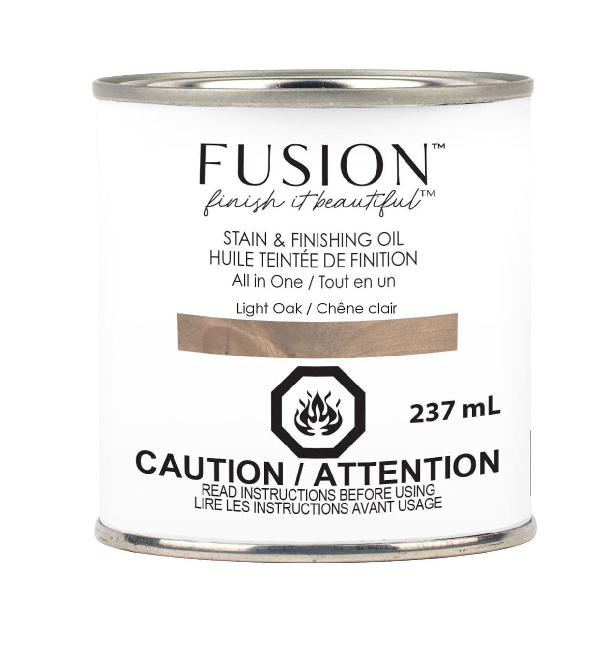 Fusion Mineral Paint Stain and Finishing Oil Light Oak