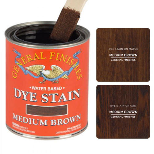 General Finishes Dye Stain Medium Brown