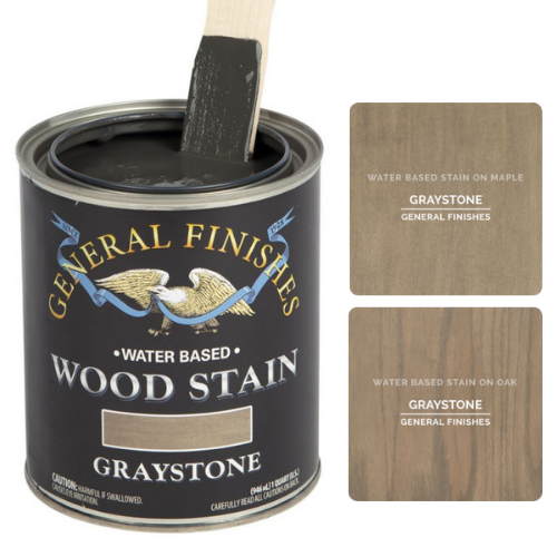 General Finishes Waterbased Wood Stain Graystone