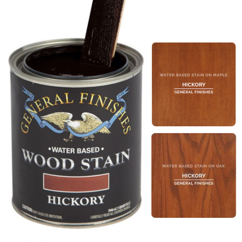 General Finishes Waterbased Wood Stain Hickory