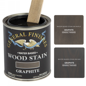 General Finishes Waterbased Wood Stain Graphite