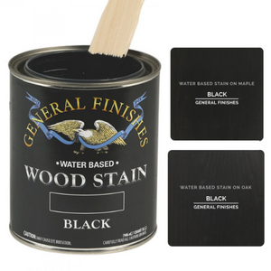 General Finishes Waterbased Wood Stain Black