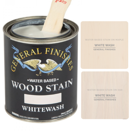 General Finishes Waterbased Wood Stain Whitewash