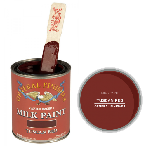 General Finishes Milk Paint Tuscan Red