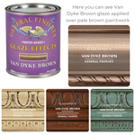 Load image into Gallery viewer, General Finishes Glaze Van Dyke Brown
