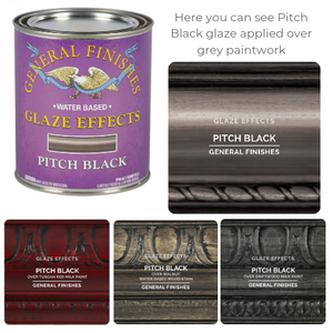 General Finishes Glaze Pitch Black