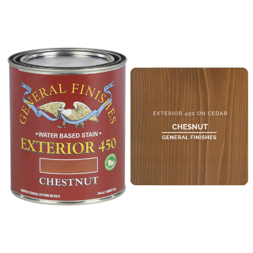 General Finishes Exterior 450 Wood Stain Chestnut