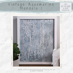 Load image into Gallery viewer, Vintage Aquamarine Mandala Wall Art Collection
