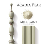 Load image into Gallery viewer, Homestead House Milk Paint Acadia Pear Flat Lay
