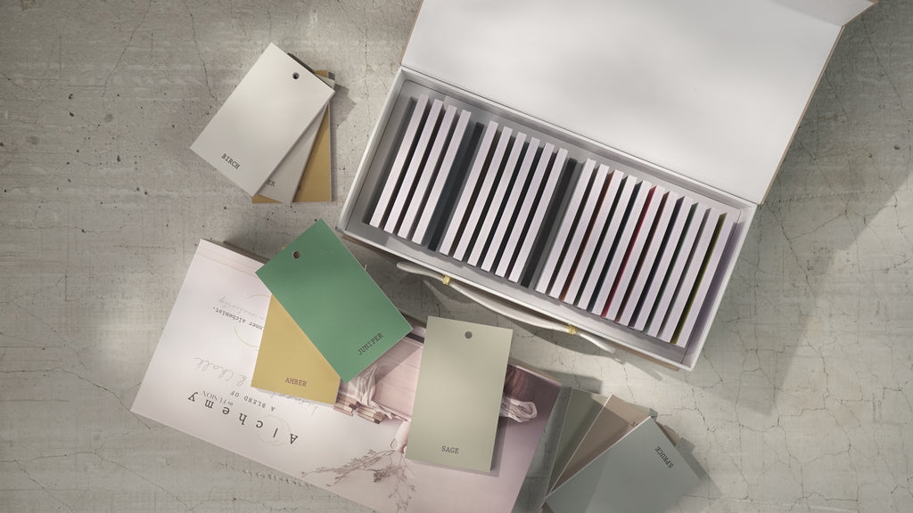 Alchemy by Fusion Swatch Box Suitcase, True to colour and finish swatches for professional colour matching and colour selection