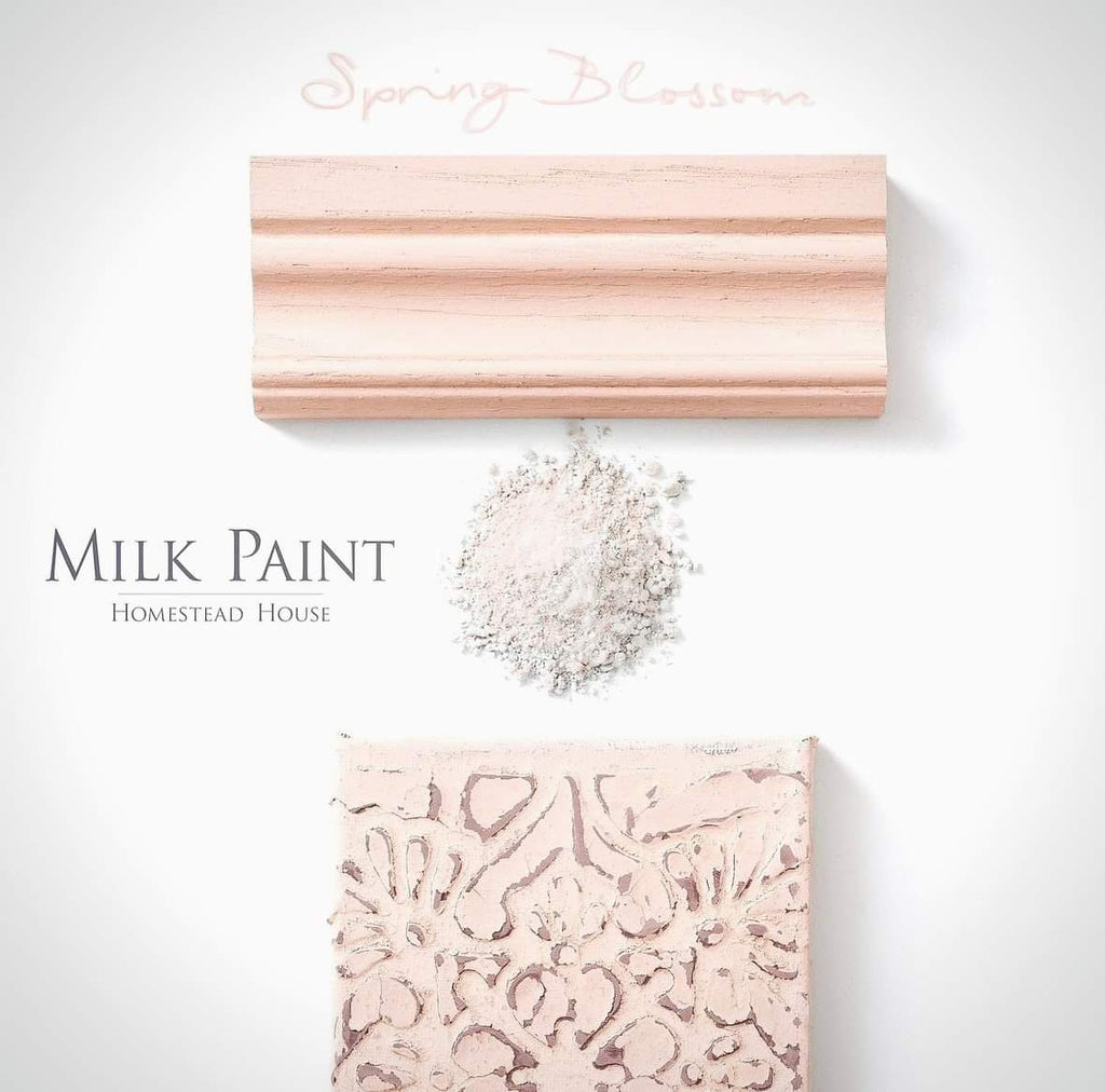 HH Milk Paint Distressed Moulding in Spring Blossom