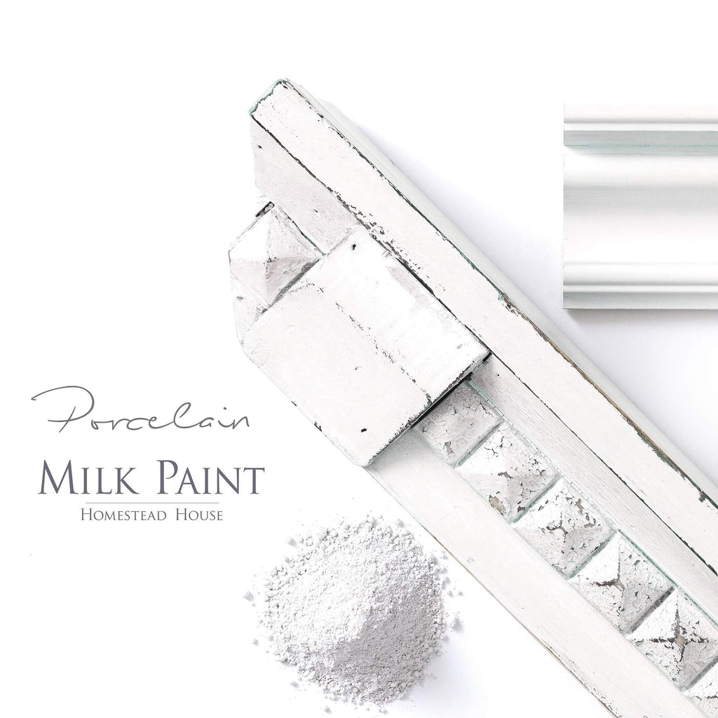 HH Milk Paint Distressed Moulding in Porcelain
