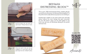 How to easily distress using the fusion beeswax block