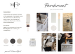 Load image into Gallery viewer, Fusion Mineral Paint Parchment Colour Mood Board
