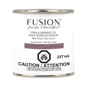 Fusion Mineral Paint Stain and Finishing Oil Heartwood