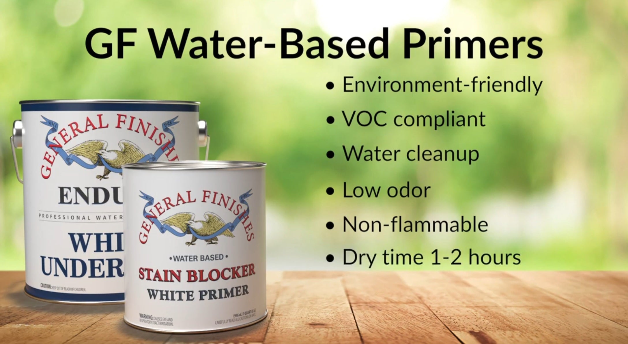 General Finishes Waterbased Primers