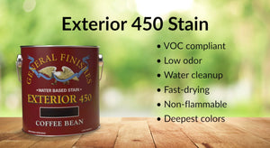 General Finishes Exterior 450 Wood Stain Characteristics
