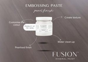 Fusion Mineral Paint Embossing Paste Characteristics