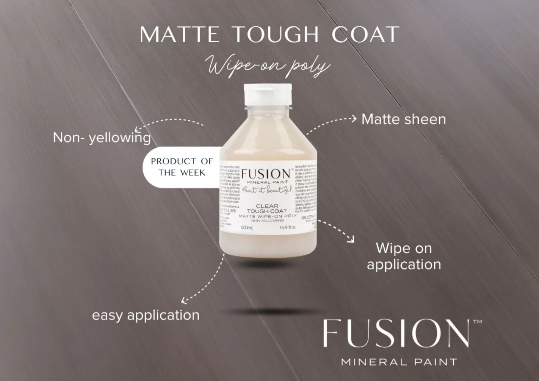 Fusion Mineral Paint Matte Tough Coat Characteristics
