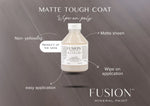 Load image into Gallery viewer, Fusion Mineral Paint Matte Tough Coat Characteristics
