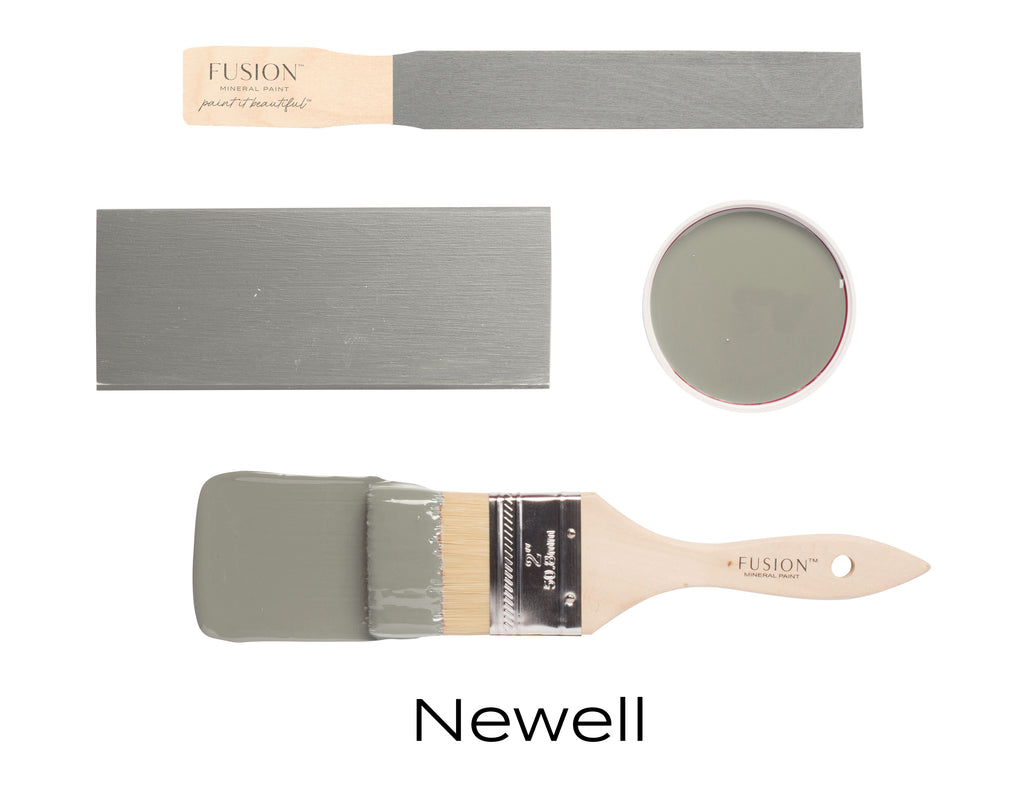 Fusion mineral paint newell brushstrokes