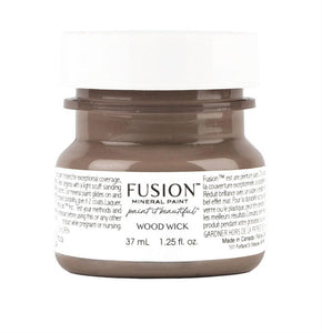 Fusion mineral paint woodwick tester pot