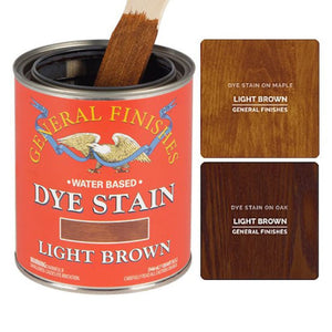 General Finishes Dye Stain Light Brown
