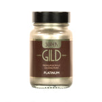 Load image into Gallery viewer, 60ml Guild Lane Super Guild Acrylic Enamel Waterbased metallic guilding paint in Platinum
