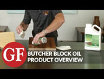 Load and play video in Gallery viewer, General Finishes Butcher Block Oil

