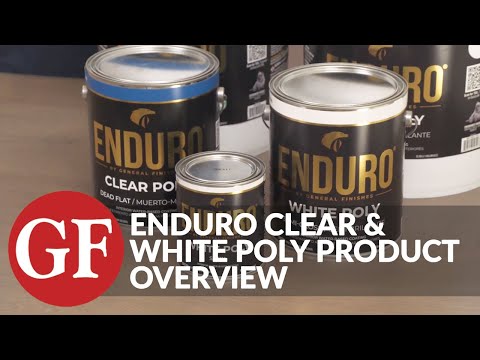 General Finishes Enduro Pro Waterbased Clear Poly