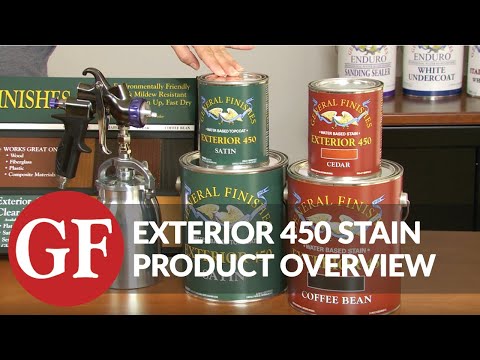 General Finishes Exterior 450 Wood Stain Product Overview Video