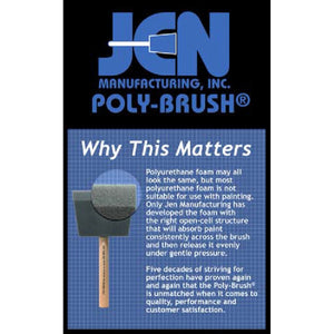 Jen Poly Brush Foam Applicator