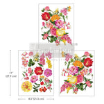 Load image into Gallery viewer, Sunny Glow Redesign with Prima Middy Transfer - bright yellow, pink and orange flowers
