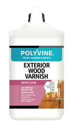 Load image into Gallery viewer, Polyvine Exterior Wood Varnish 4 litres Satin Finish
