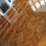 Load image into Gallery viewer, Osmo Polyx Glossy on Parquet Floor
