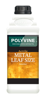 Load image into Gallery viewer, 500ml Polyvine acrylic metal leaf size bottle on a white background
