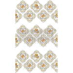 Load image into Gallery viewer, Petite Tile X Large Redesign with Prima Transfer - vintage retro floral repeating tile design 
