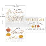 Load image into Gallery viewer, Fall Festive Redesign with Prima Middy Transfer - Autumn script phrases and pumpkins
