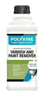 Load image into Gallery viewer, 1 litre Polyvine varnish and paint remover bottle on a white background
