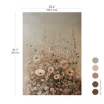 Load image into Gallery viewer, A Moment of Stillness A1 Design with Prima Fibre Decoupage Paper. Soft vintage pink and cream flowers
