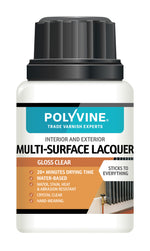 Load image into Gallery viewer, 100ml Gloss Clear Polyvine Multi Surface Lacquer (Interior and Exterior)
