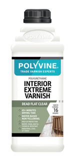 Load image into Gallery viewer, 2 litre Dead Flat Polyvine interior extreme varnish bottle on a white background
