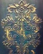 Load image into Gallery viewer, Redesign with Prima 3D Stencil Fibre Paste usedto create a damask raised stencil
