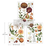 Load image into Gallery viewer, Seasonal Splendor Redesign with Prima Middy Transfer - rusts and autumnal shades, flowers, leaves and berries
