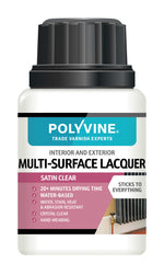 Load image into Gallery viewer, 100ml Satin Clear Polyvine Multi Surface Lacquer (Interior and Exterior)
