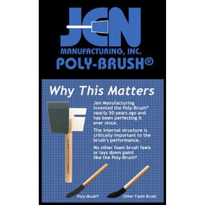 Jen Poly Brush Foam Applicator