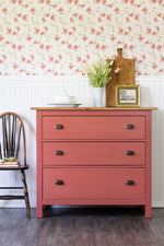 Load image into Gallery viewer, Chest of drawers painted in Homestead House Milk Paint Dala Red

