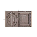 Load image into Gallery viewer, Dimensions of Ornate Legacy Redesign with Prima Silicone Mould, 4 detailed frames
