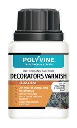 Load image into Gallery viewer, 100ml Clear Gloss Polyvine Interior and Exterior Decorator's Varnish
