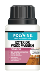 Load image into Gallery viewer, Polyvine Exterior Wood Varnish 100ml Satin Finish
